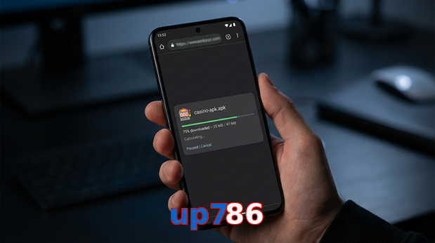 Main screen of Up786 apk page for PK players